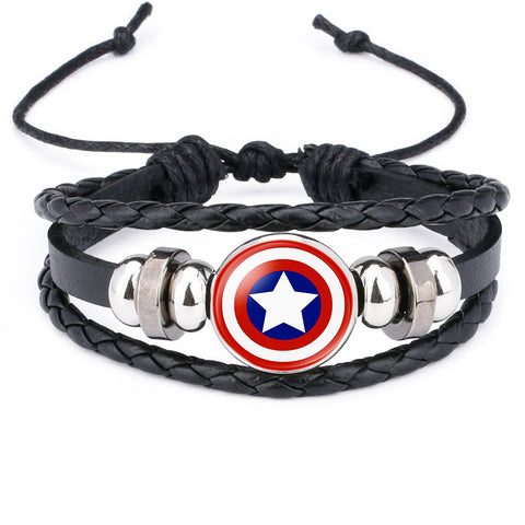 Super Hero Leather Bracelets