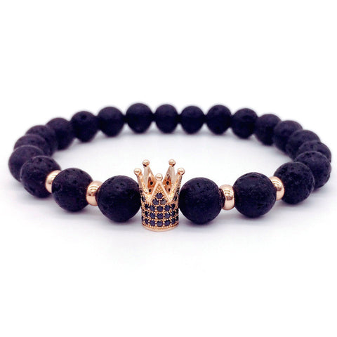 Imperial Crown  Bracelet-Rose Gold