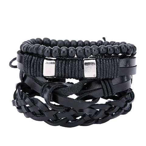 Retro Mens Leather Bracelets