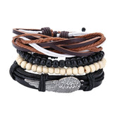 Retro Mens Leather Bracelets